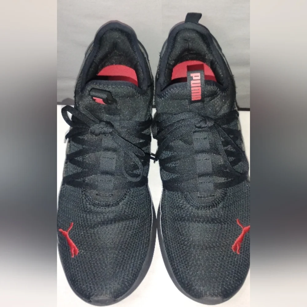 Puma Softride Carson Fresh Black Red Men Road Running Jogging Shoes 310155-04 - Picture 13 of 14